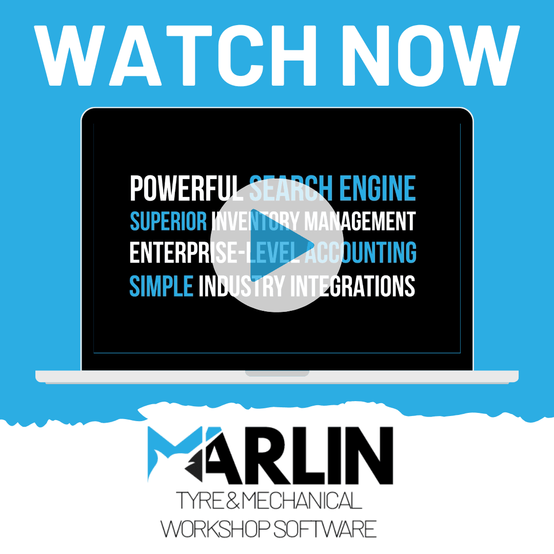 Marlin Tyre and Mechanical Workshop Software: powerful search engine, superior inventory management, enterprise-level accounting, simple industry integrations